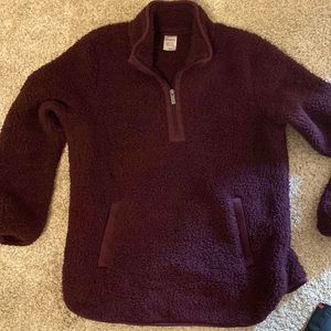 Fleece pullover